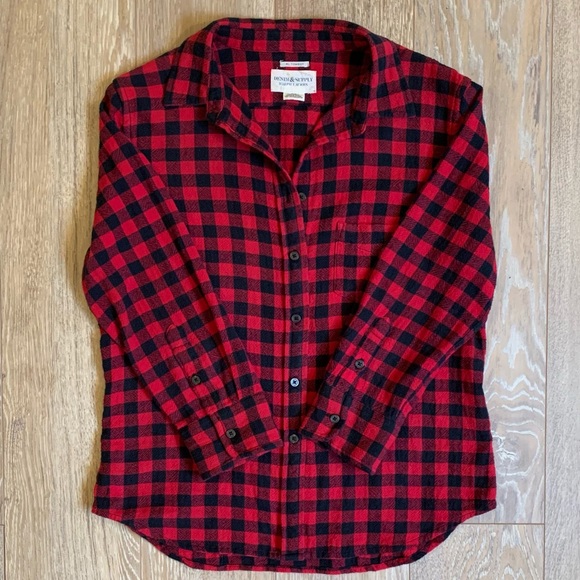 Ralph Lauren Tops - Ralph Lauren Tomboy Plaid Fitted Shirt
